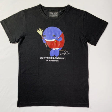 Willy - Kids T-Shirt: Schwimme lang und in Frieden - Tiger Cotton Edition