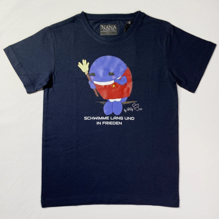 Willy - Kids T-Shirt: Schwimme lang und in Frieden - Tiger Cotton Edition