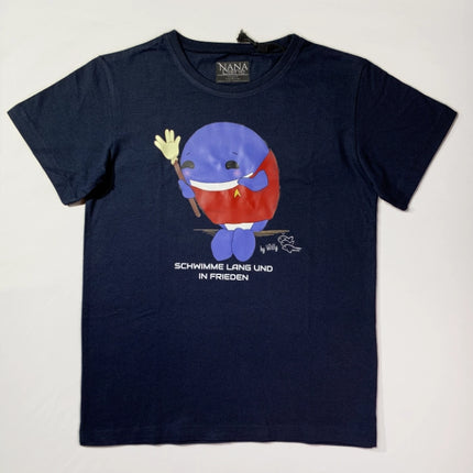 Willy - Kids T-Shirt: Schwimme lang und in Frieden - Tiger Cotton Edition