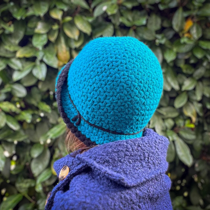 Flair - Handgefertigter gehäkelter Cloche Hut