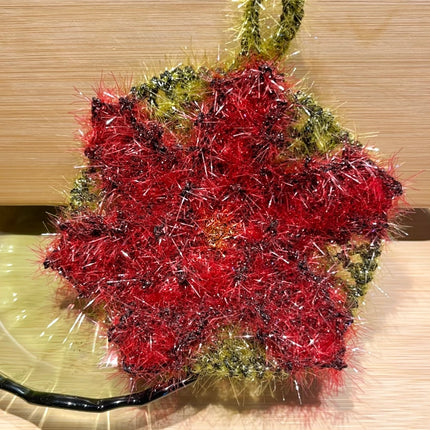 Spülschwamm Weihnachtsstern-Blume