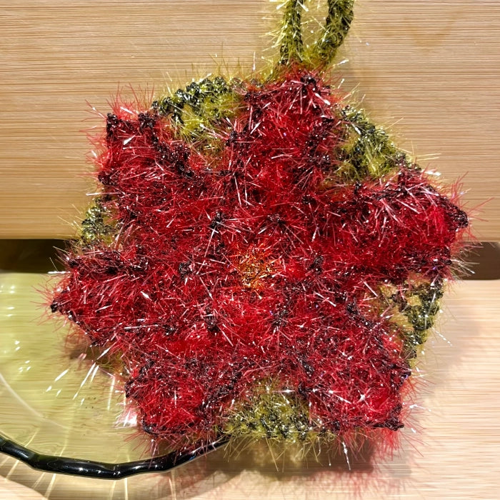 Spülschwamm Weihnachtsstern-Blume